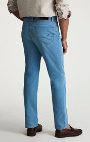 Charisma Relaxed Straight Jeans In Light Brushed Soft