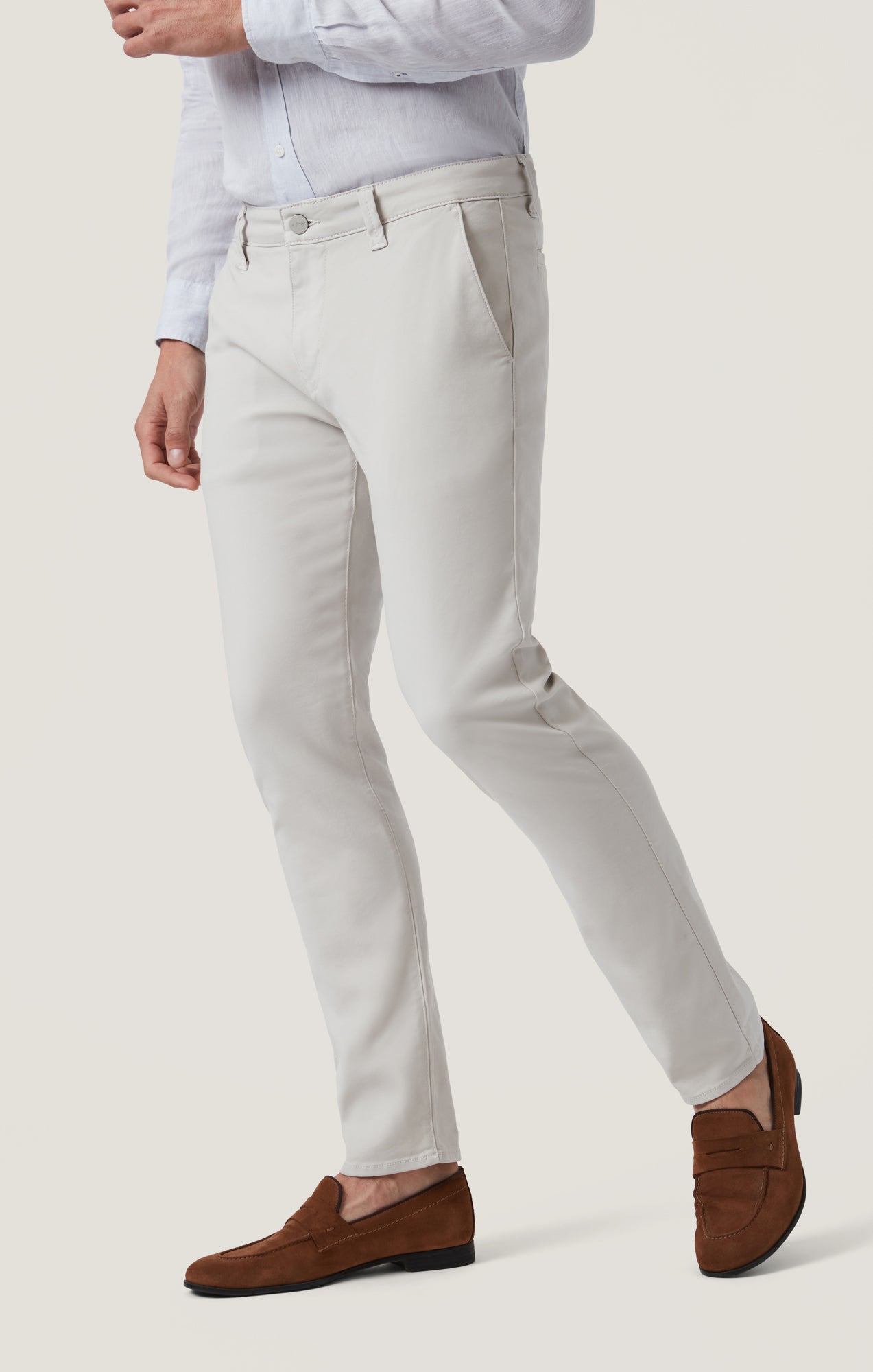 Verona Straight Leg Chino Pants in Cloud High Flyer