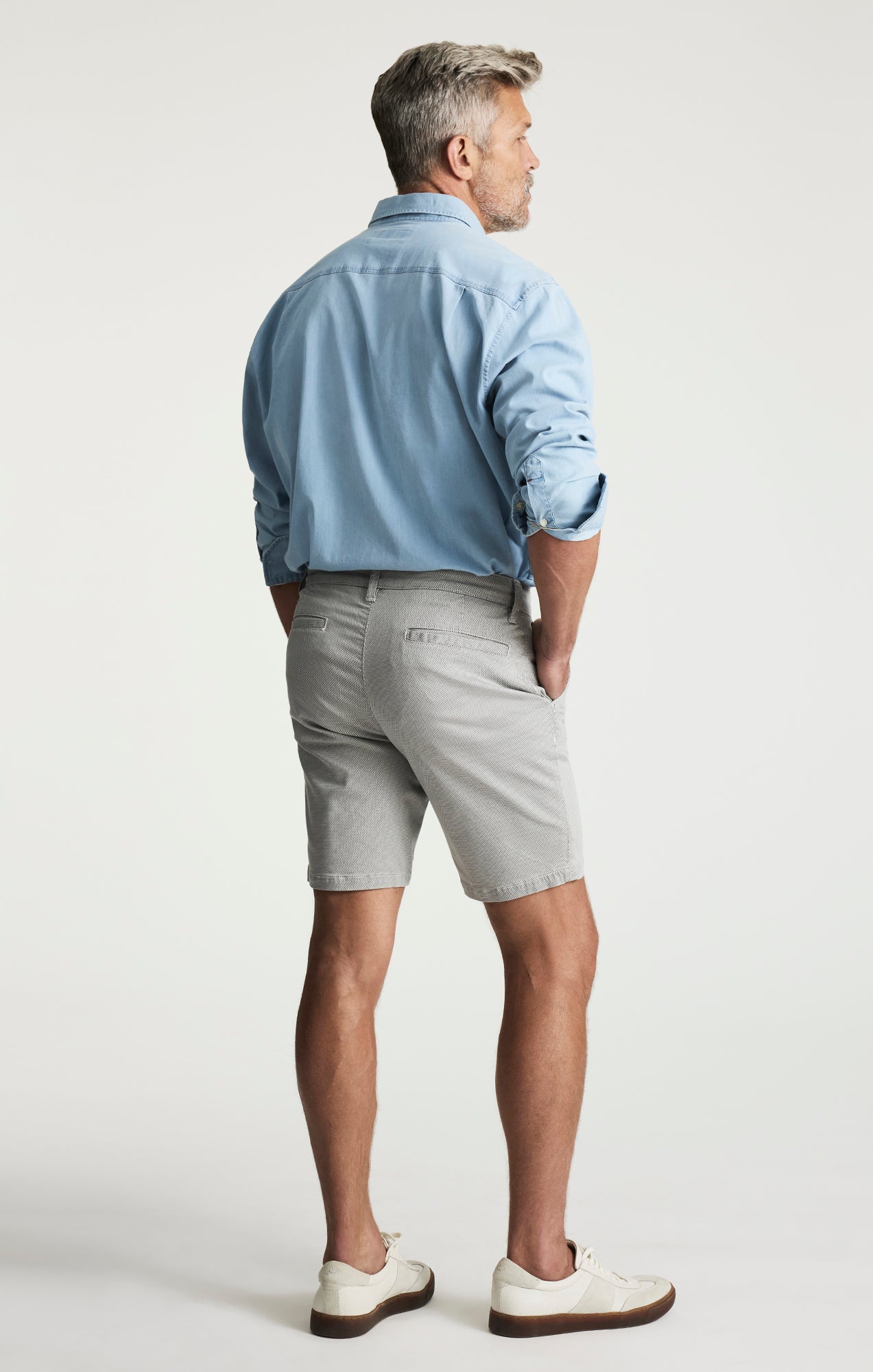 34 Heritage Men's Arizona Slim Shorts In Glacier Tie Print