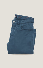 Courage Straight Leg Pants in Petrol Twill