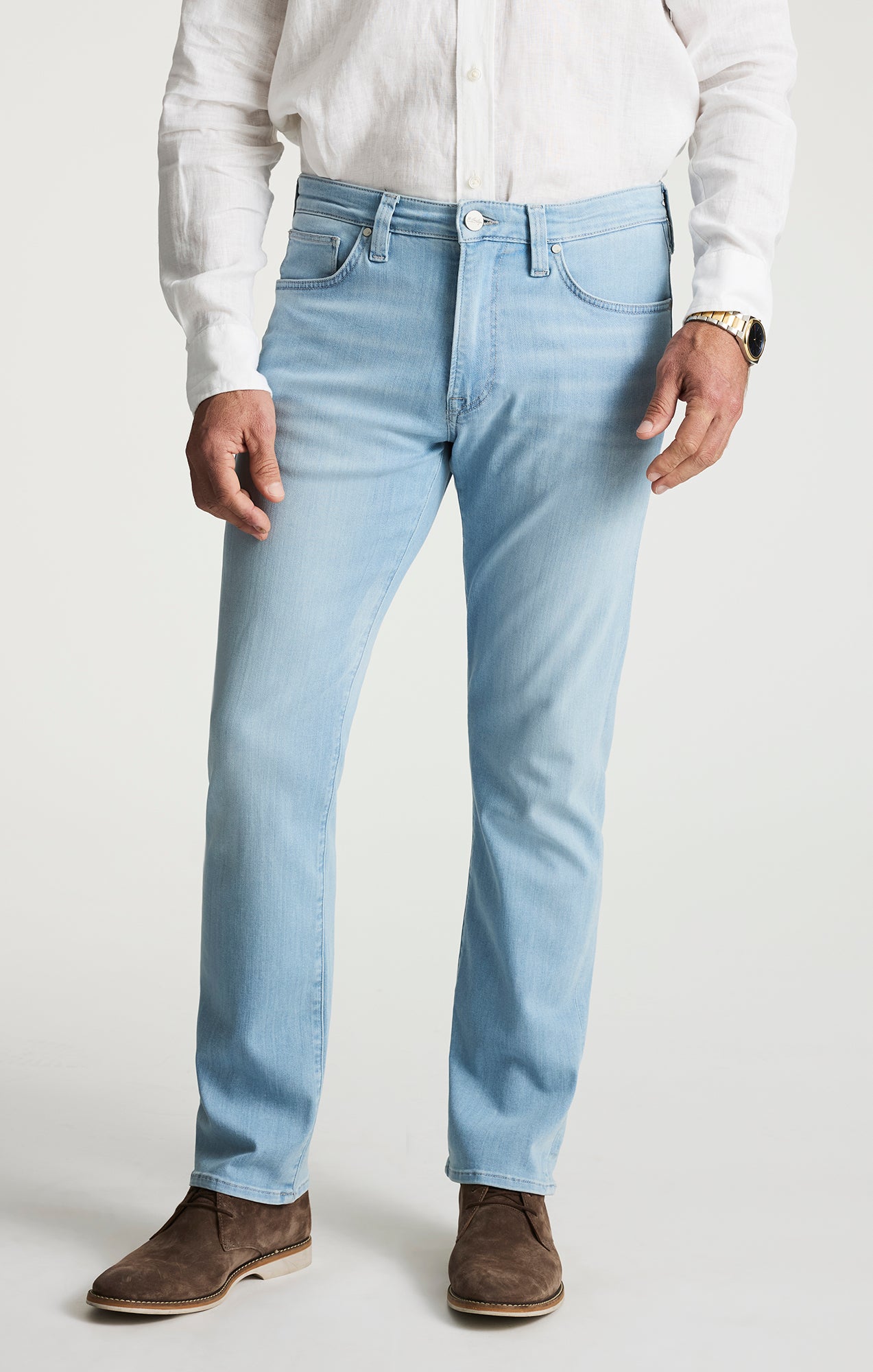 Courage Straight Leg Jeans In Bleached Urban