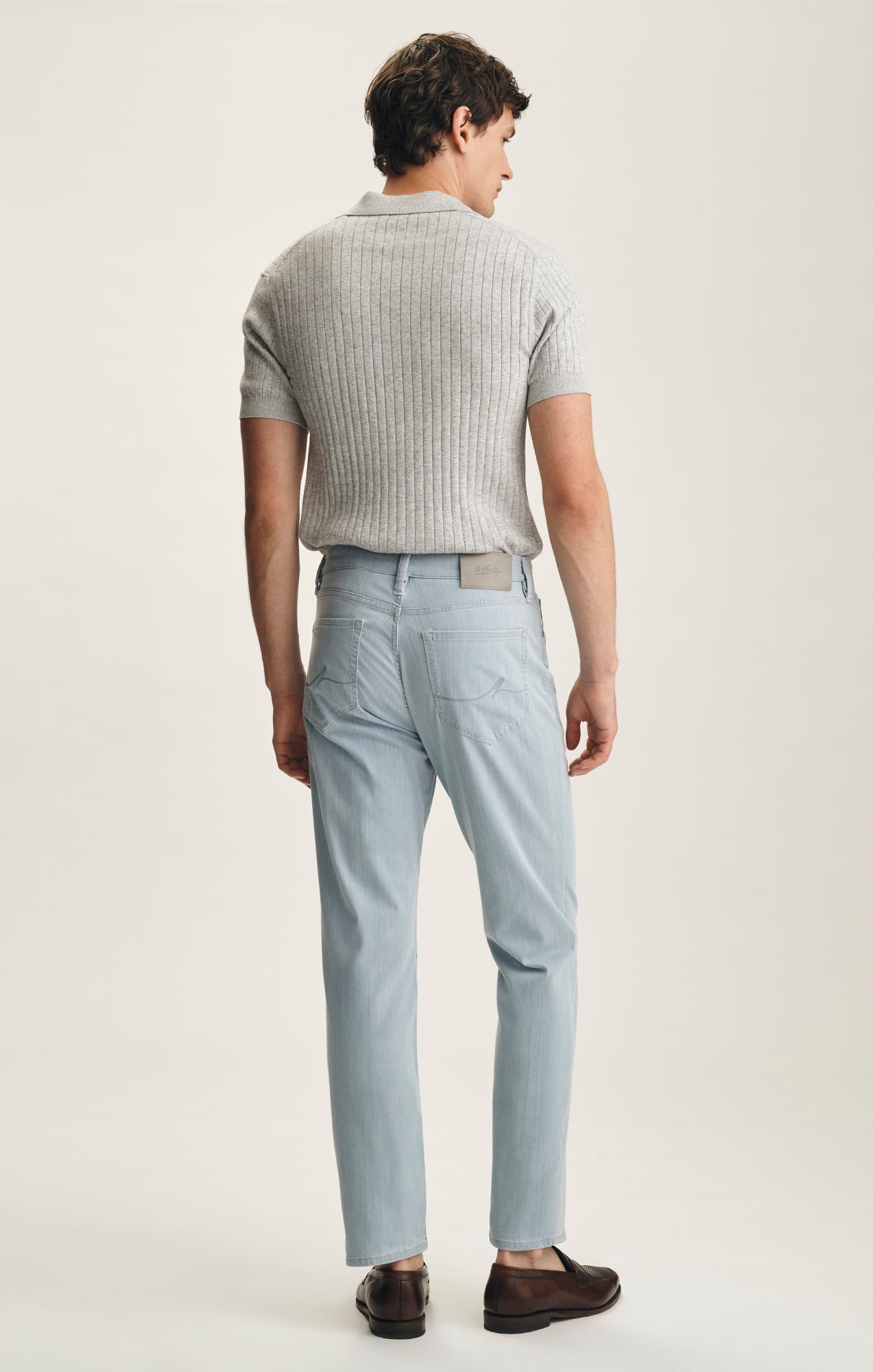 34 Heritage Men's Charisma Relaxed Straight Jeans In Bleach Kona