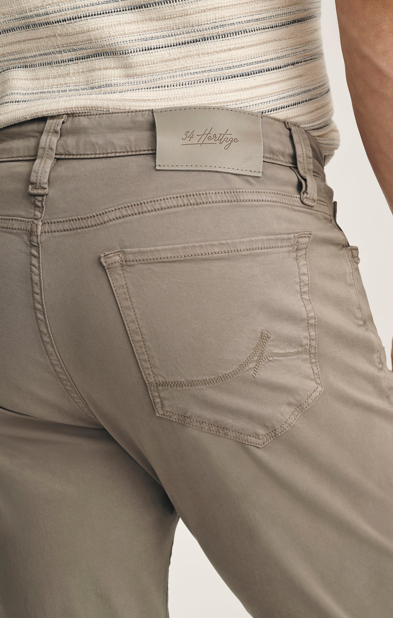 Courage Straight Leg Pants In Driftwood Twill