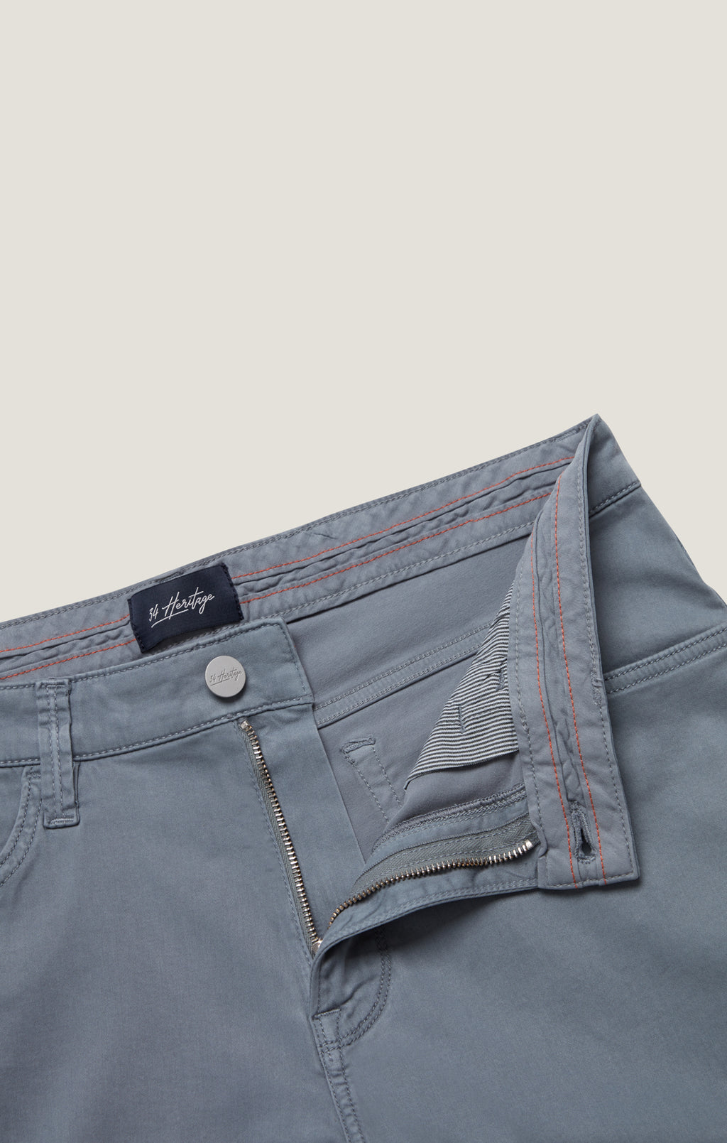 Courage Straight Leg Pants in Alloy Twill