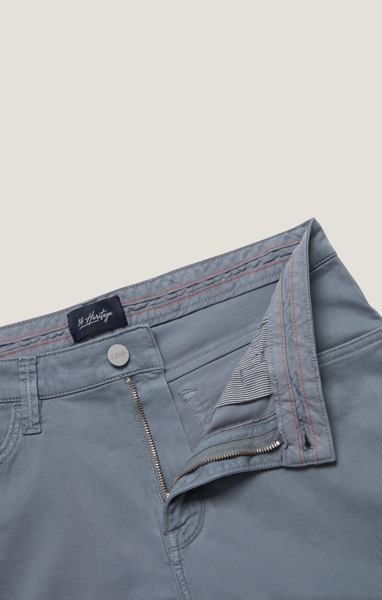 34 Heritage Men's Courage Straight Leg Pants in Alloy Twill