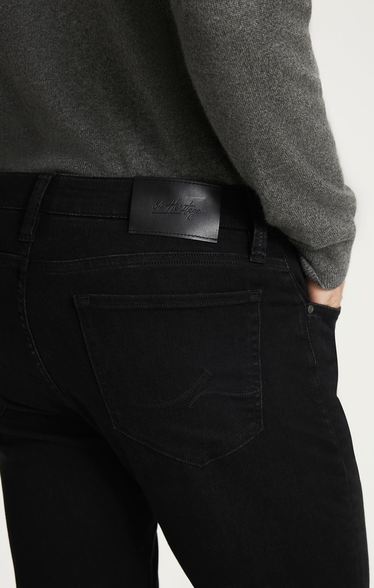 Courage Straight Leg Jeans in Smoke Organic Ultra