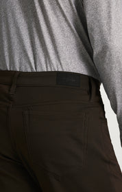 Charisma Relaxed Straight Commuter Pants in Brown