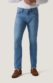 Courage Straight Leg Jeans in Mid Blue Kona