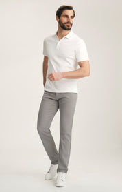 Courage Straight Leg Pants In Pewter Cloud Luxe