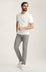 Courage Straight Leg Pants In Pewter Cloud Luxe