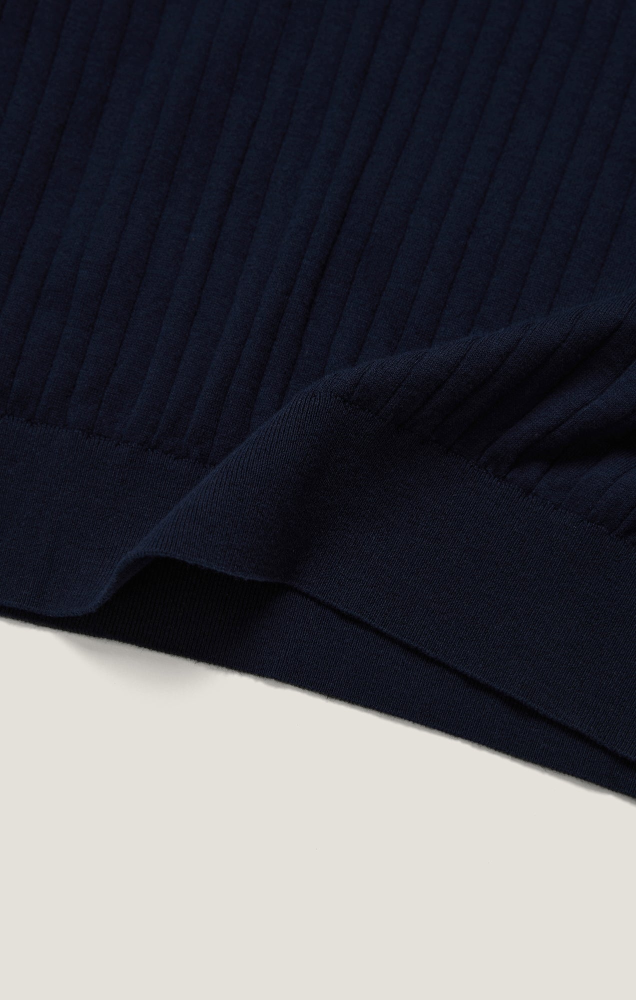 Polo Sweater in Navy