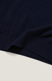 Polo Sweater in Navy