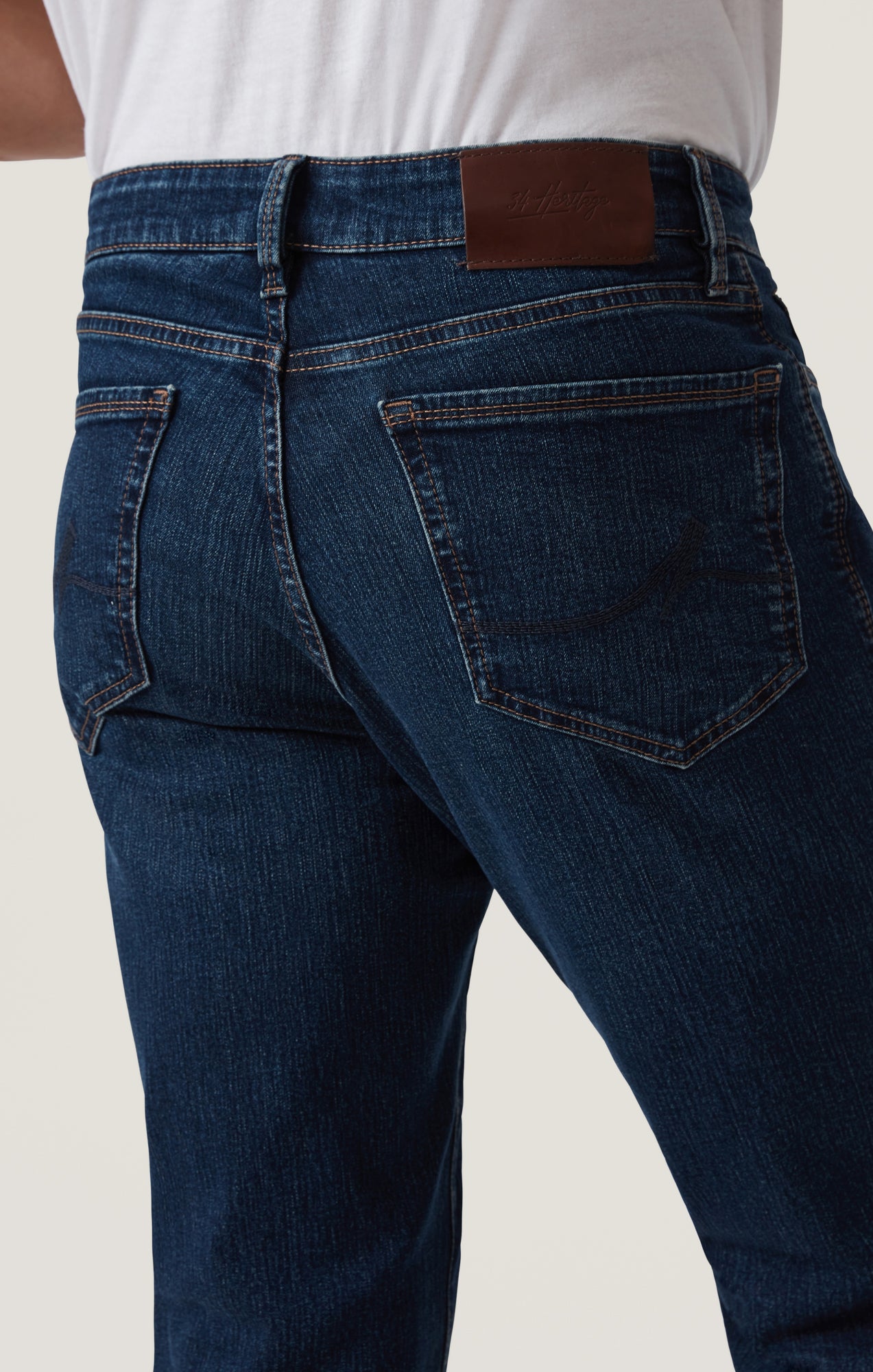34 Heritage Men's Charisma High Rise Straight Jeans in Mid Comfort