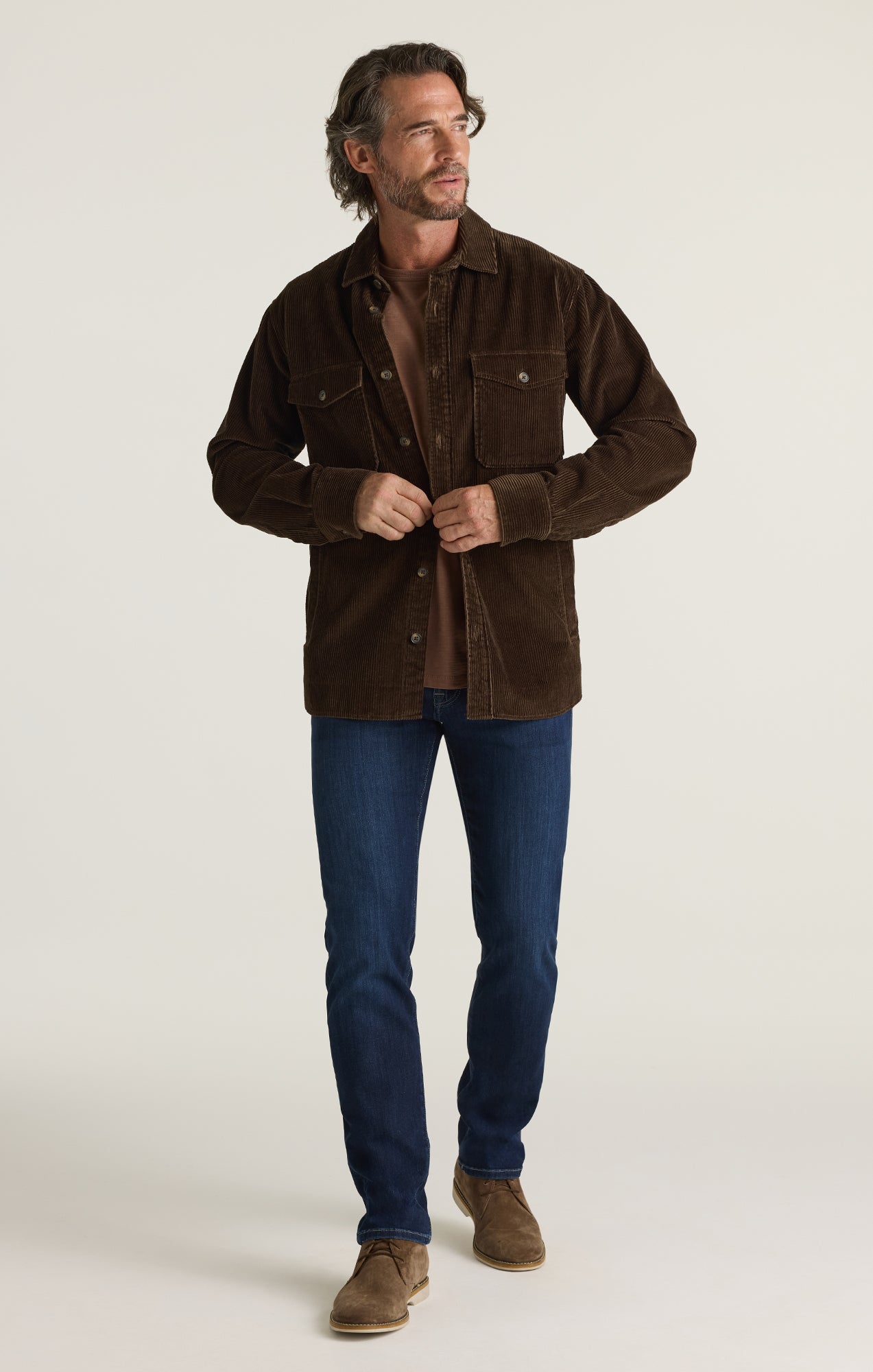 Courage Straight Leg Jeans in Deep Urban