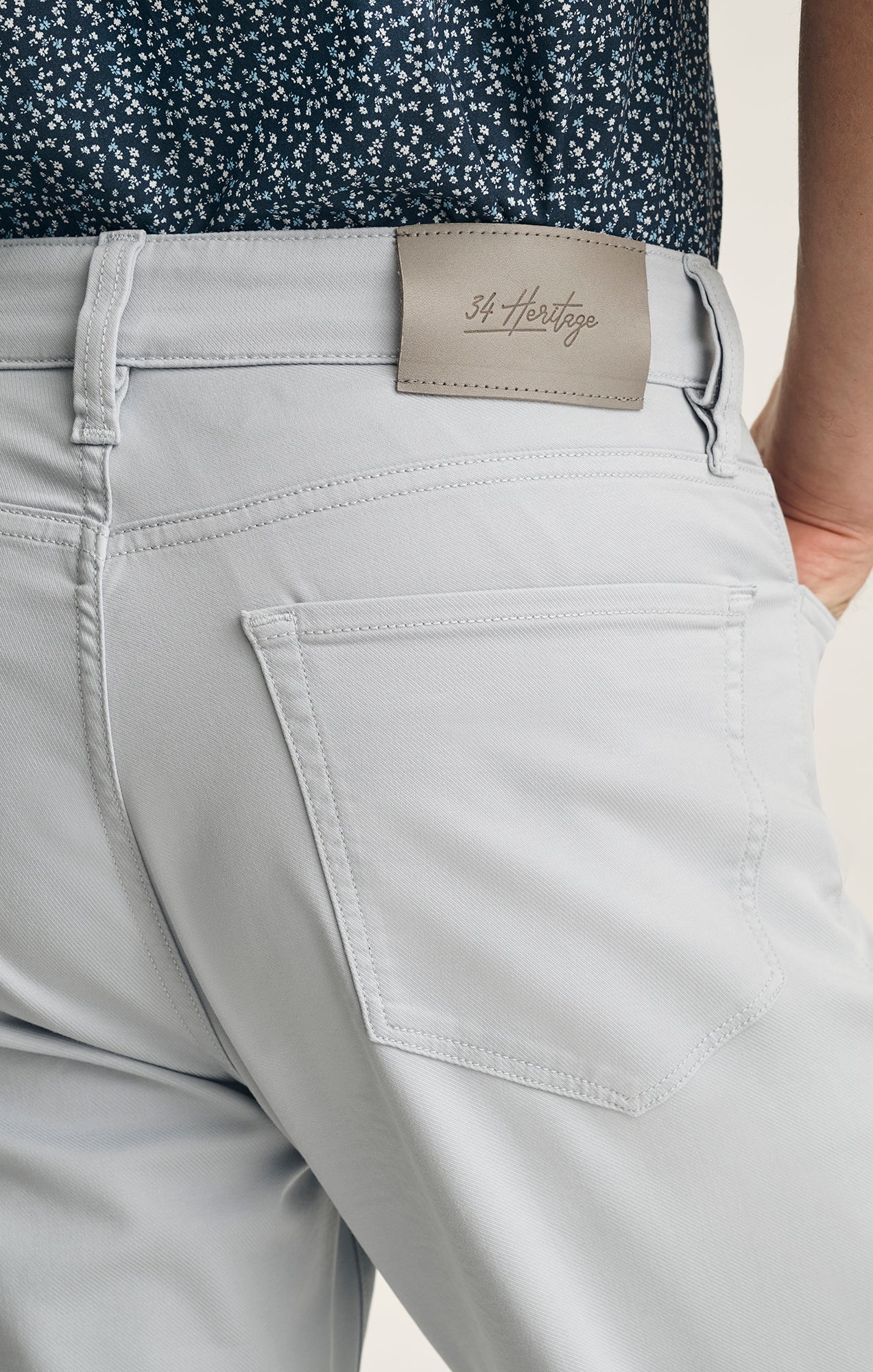Charisma Relaxed Straight Pants In Mist Coolmax