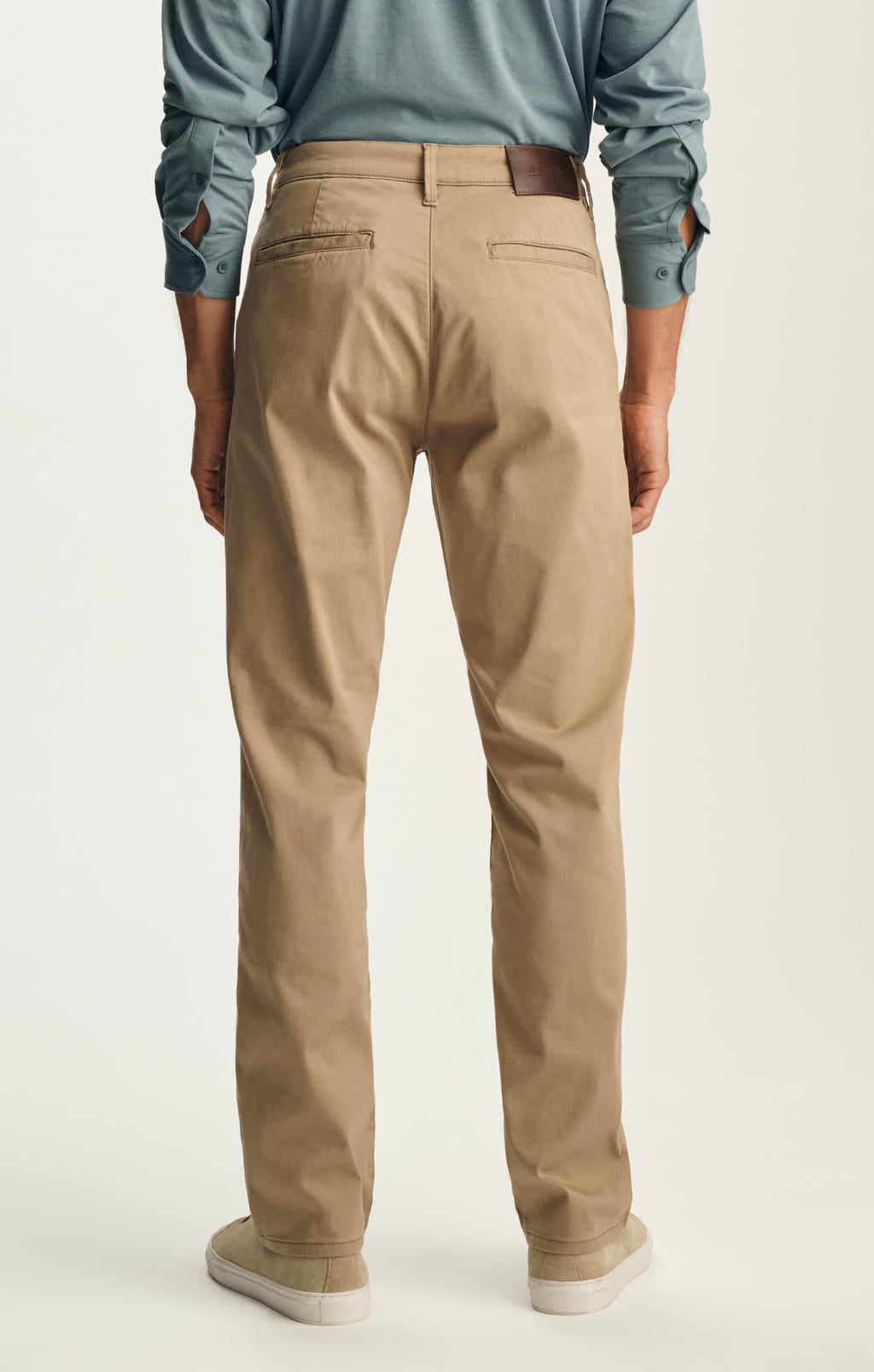 Charisma Relaxed Straight Chino In Khaki Twill