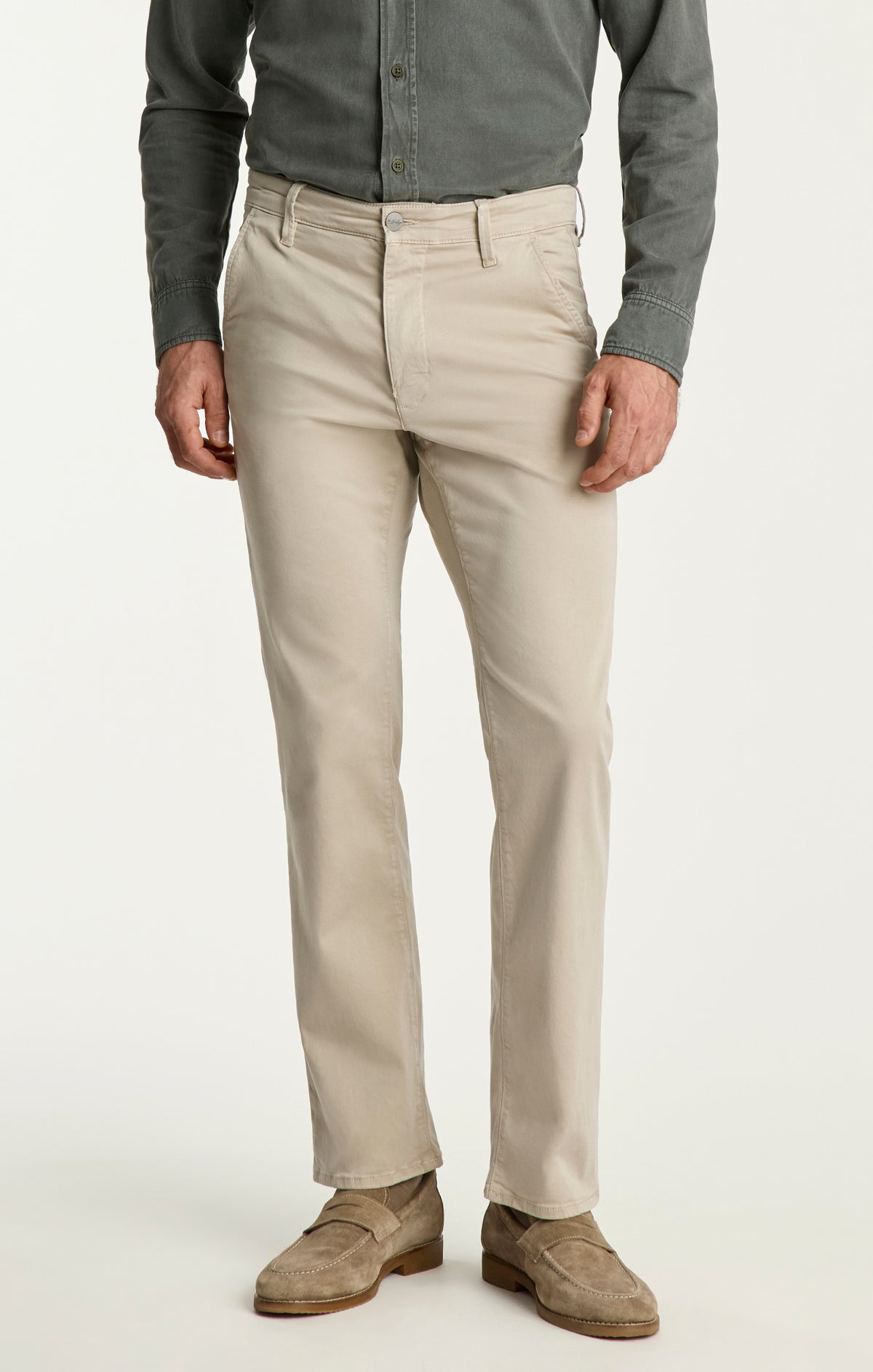 Charisma Relaxed Straight Chino Pants In Dawn Twill