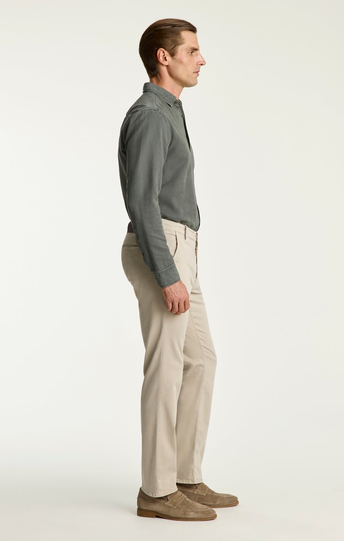 Charisma Relaxed Straight Chino Pants In Dawn Twill