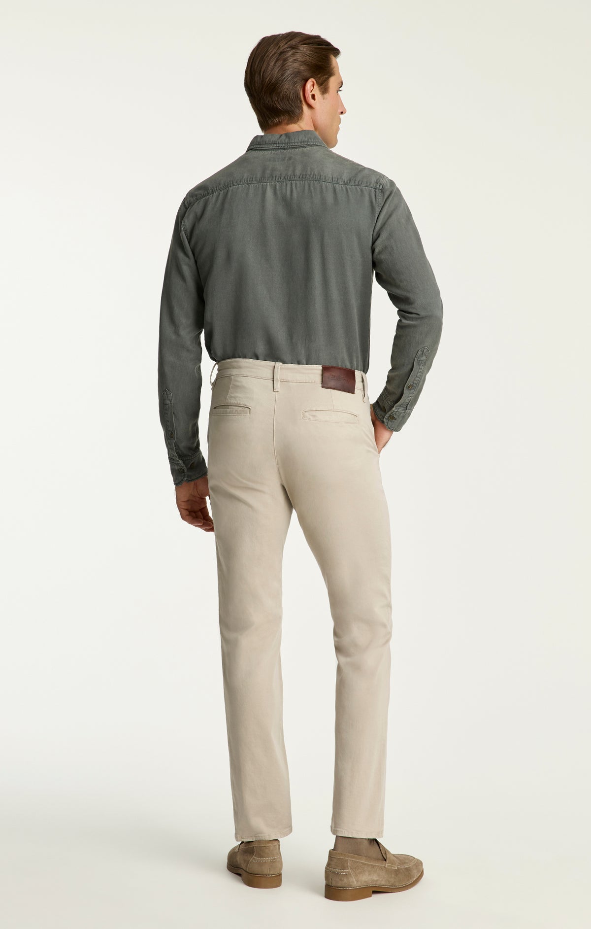 Charisma Relaxed Straight Chino Pants In Dawn Twill