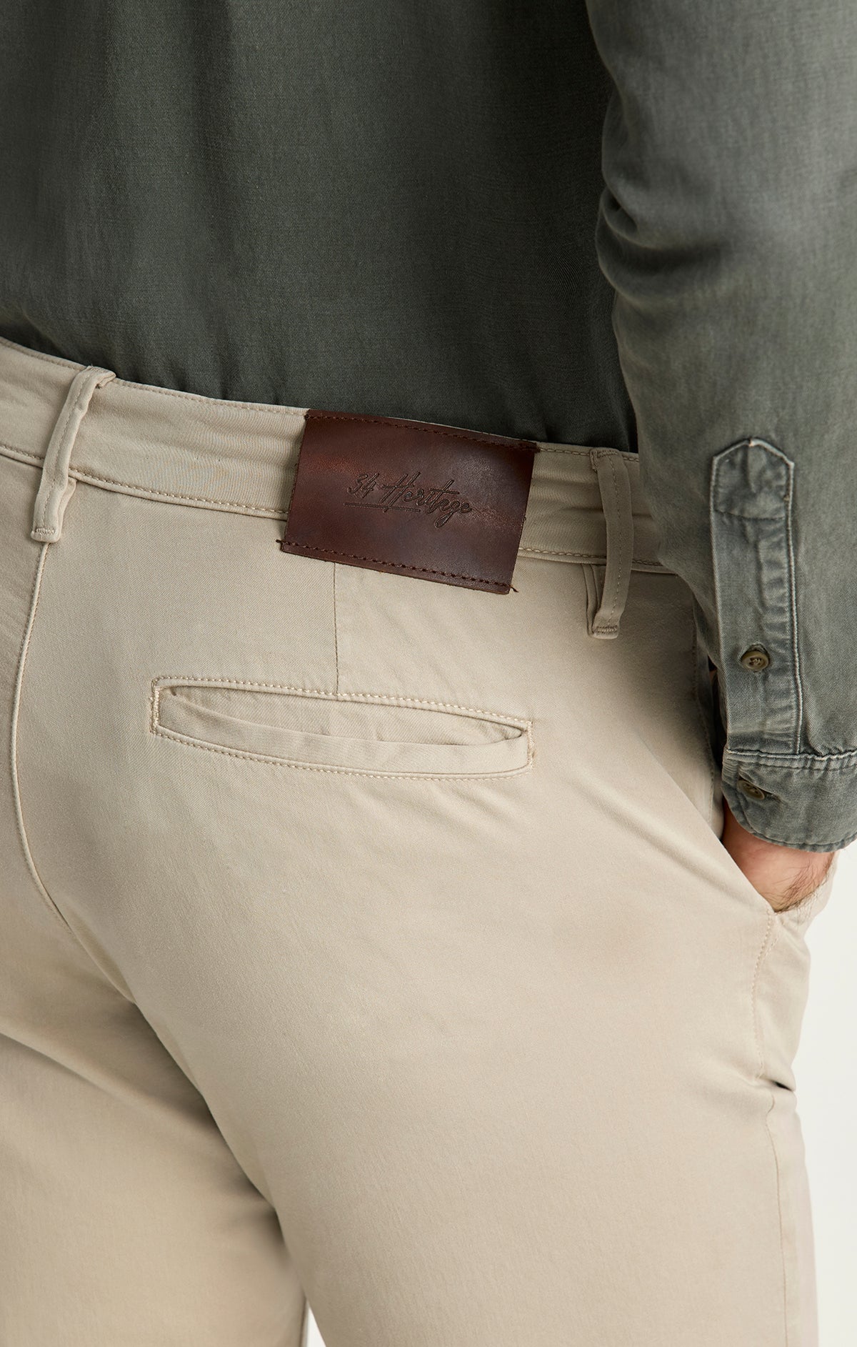 Charisma Relaxed Straight Chino Pants In Dawn Twill