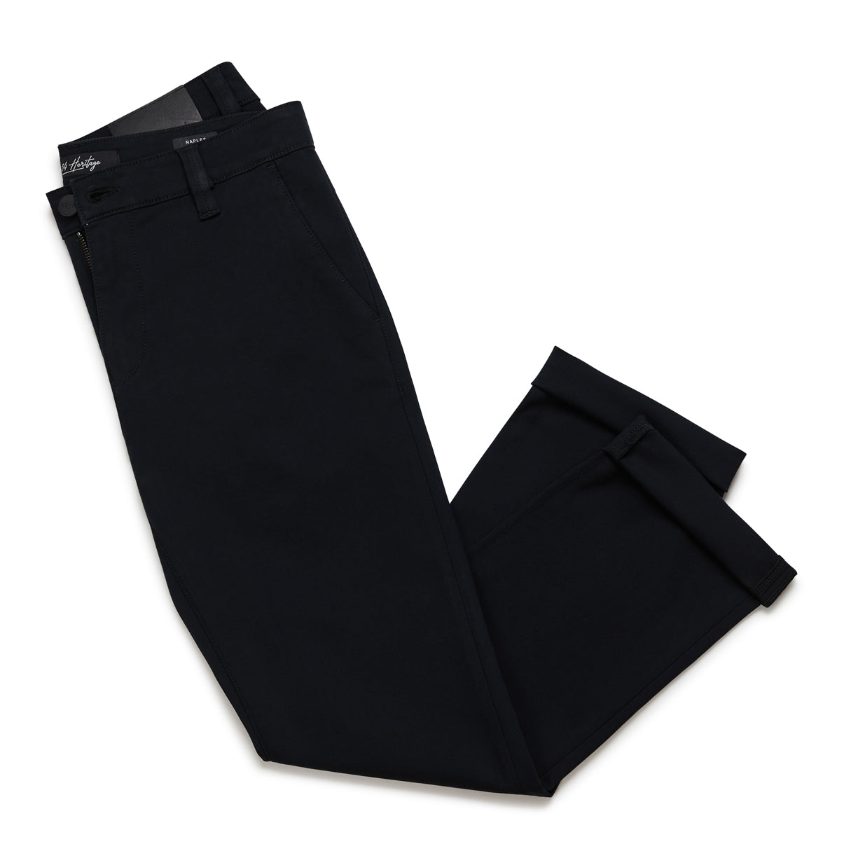 34 Heritage Men's Verona Straight Leg Chino Pants In Black High Flyer