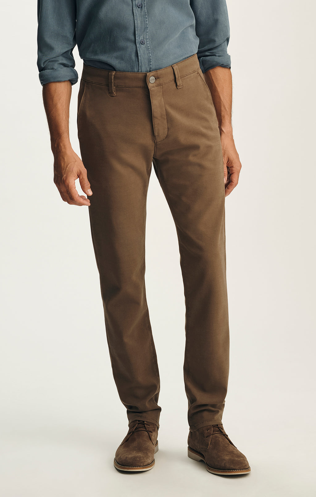 Verona Straight Leg Chino Pants in Caribou High Flyer