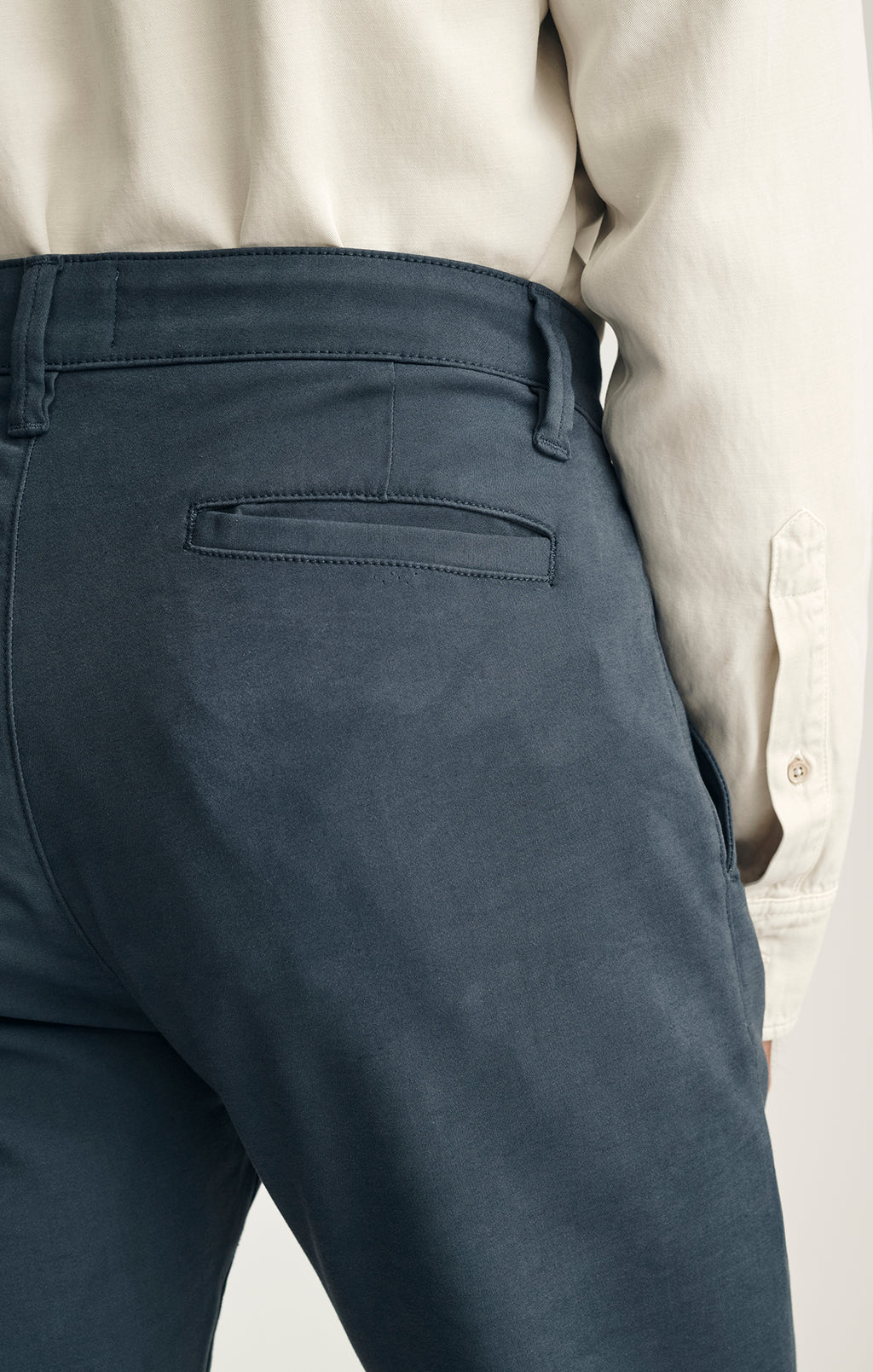 Verona Straight Leg Chino Pants in Dark Denim High Flyer