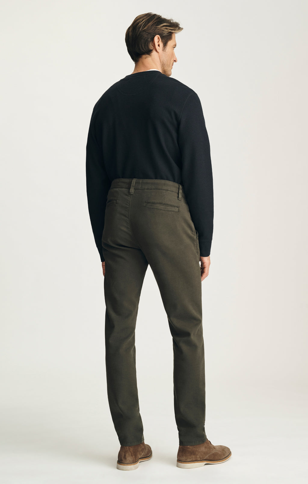 Verona Straight Leg Chino Pants in Jasper High Flyer