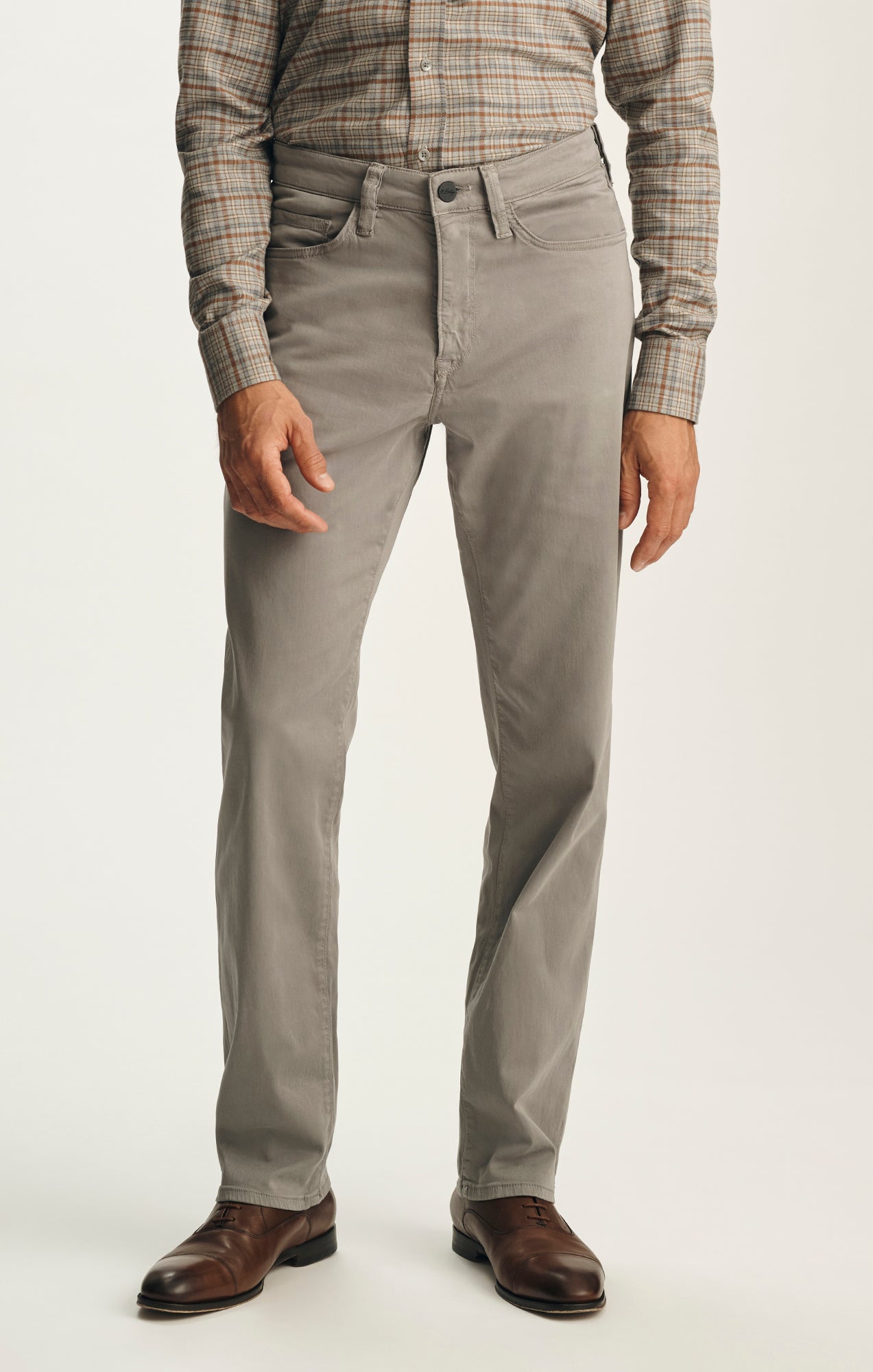 Charisma Relaxed Straight Pants in Shark Twill