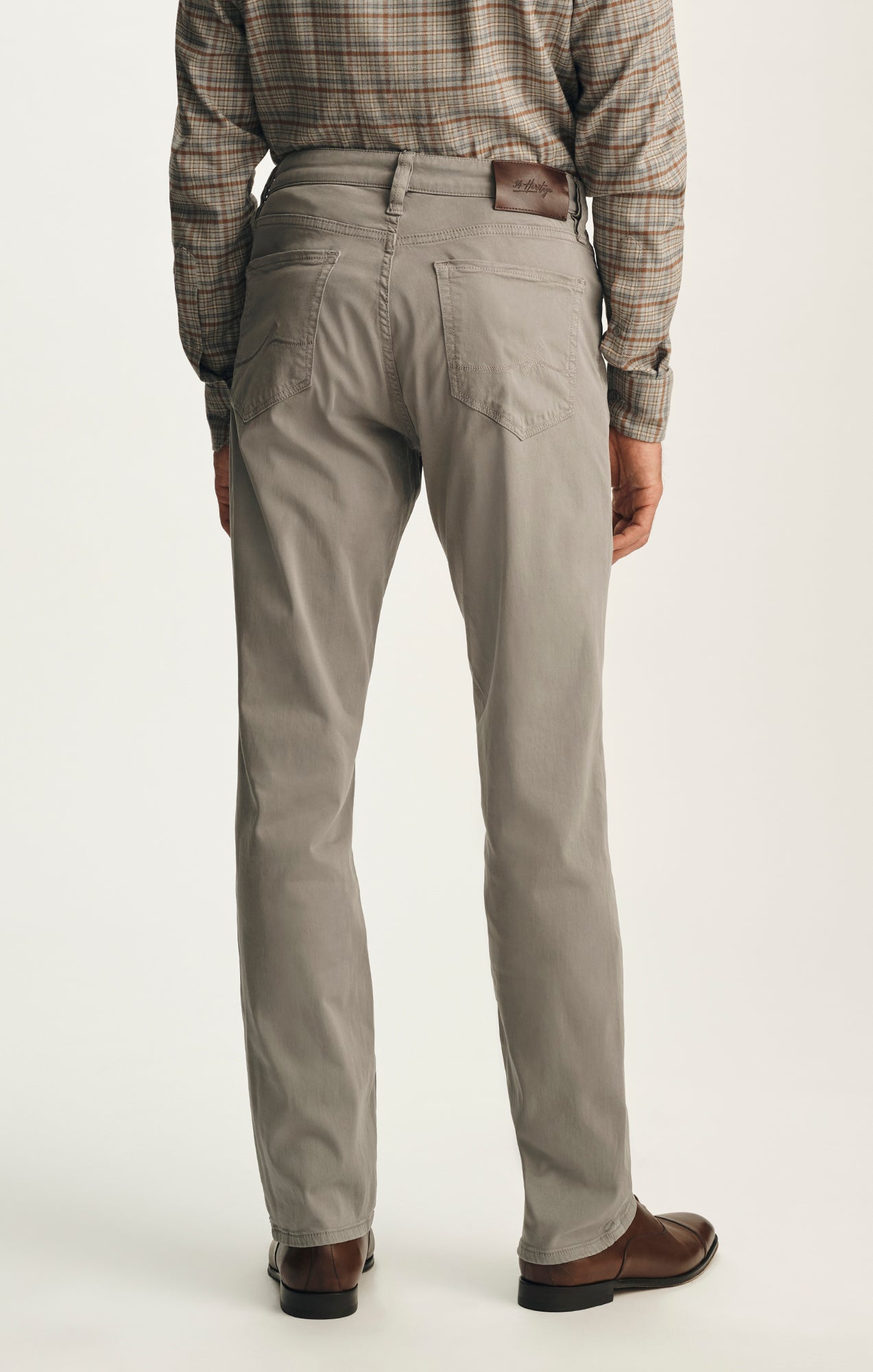 Charisma Relaxed Straight Pants in Shark Twill