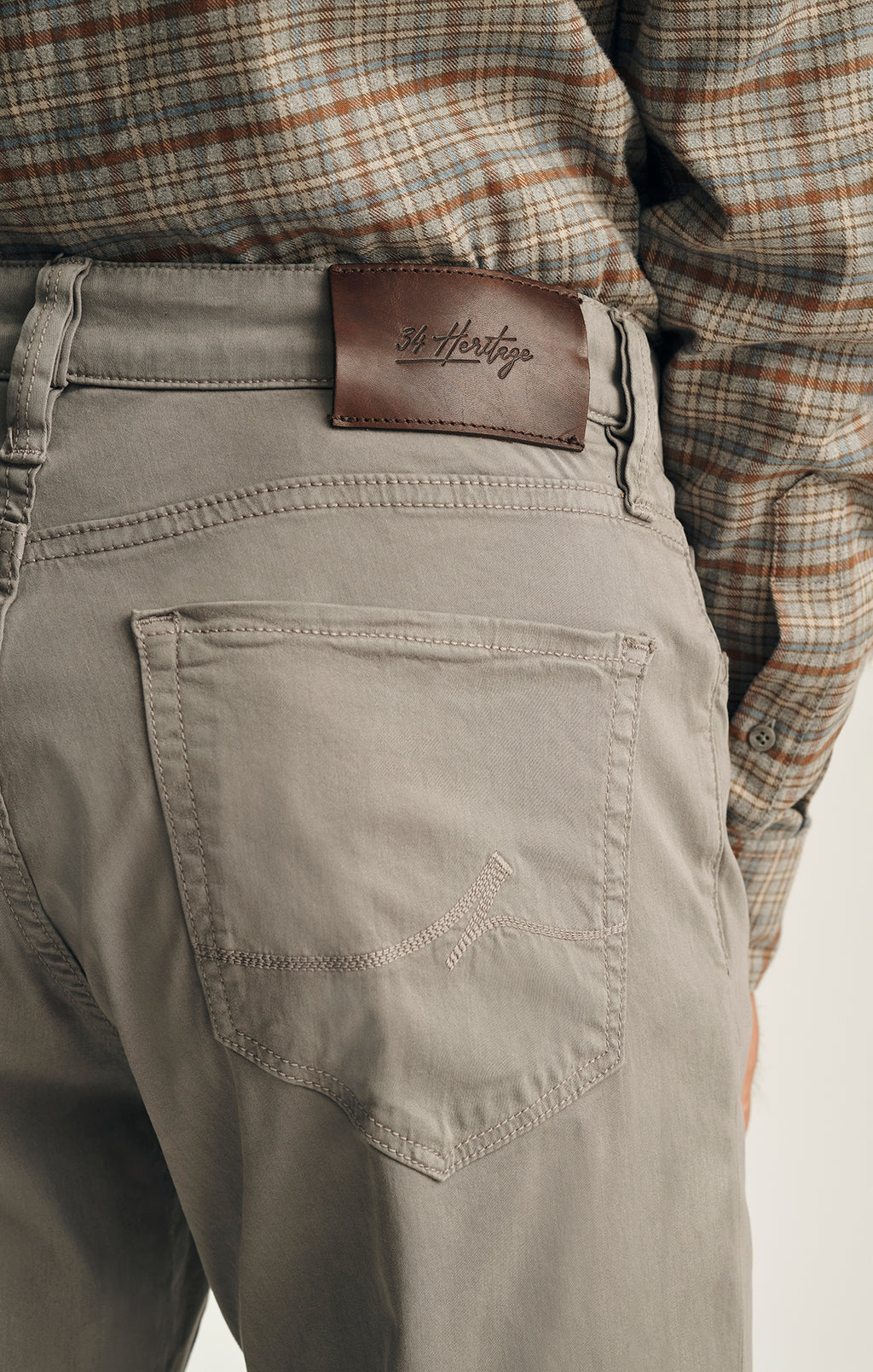 Charisma Relaxed Straight Pants in Shark Twill