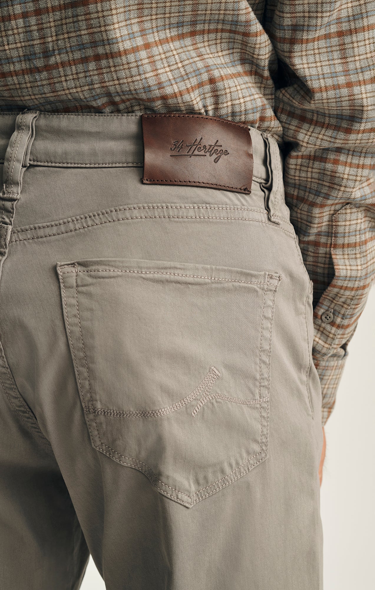 Charisma Relaxed Straight Pants in Shark Twill