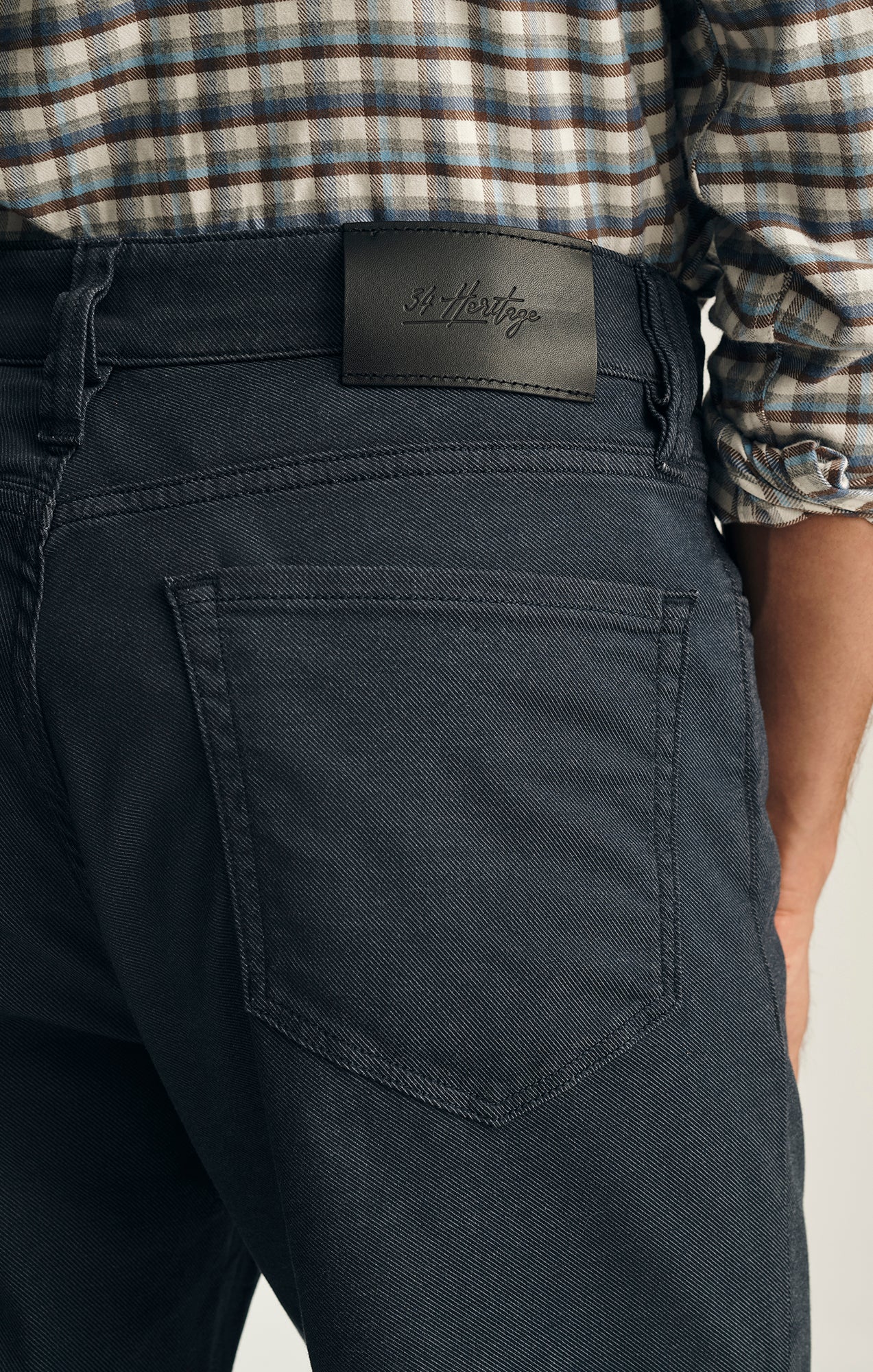 Charisma Relaxed Straight Pants In Navy Coolmax