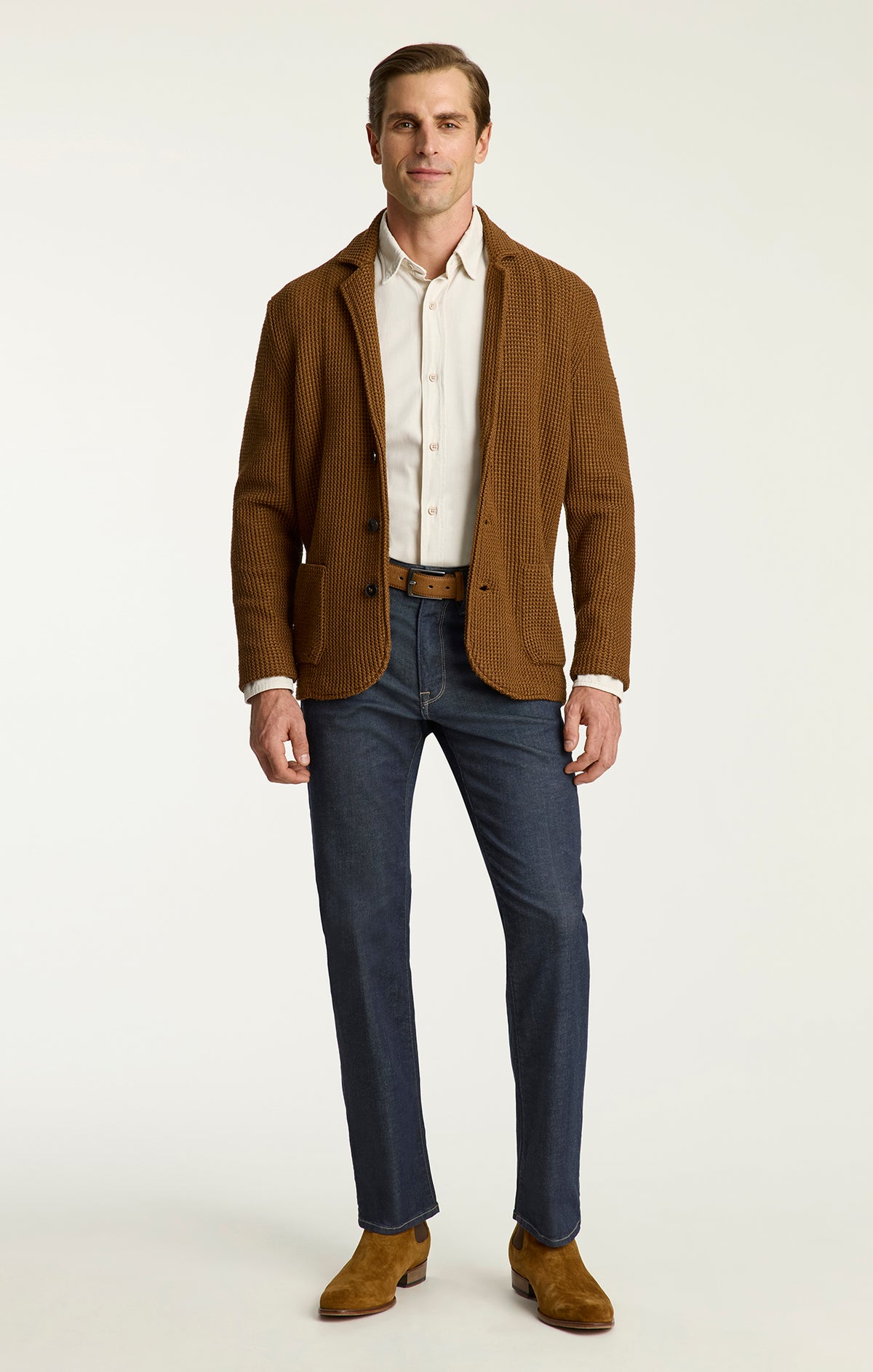 Charisma Relaxed Straight Jeans In Mid Soft
