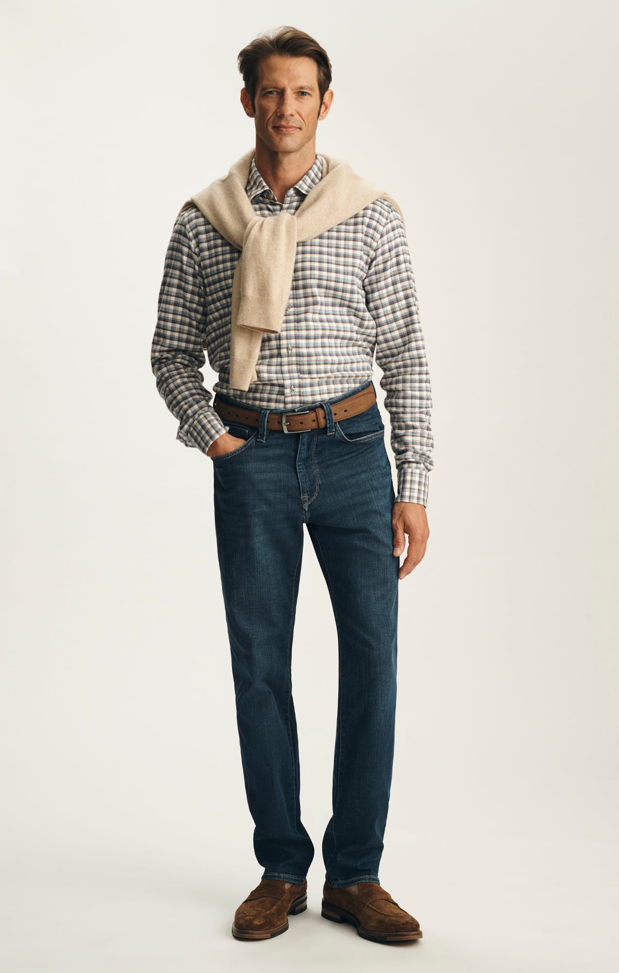 Charisma Classic Fit Jeans In Rinse Soft