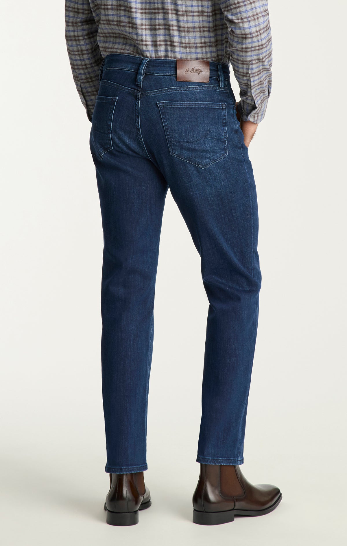 Charisma Relaxed Straight Jeans In Dark Midnight Brushed Urban