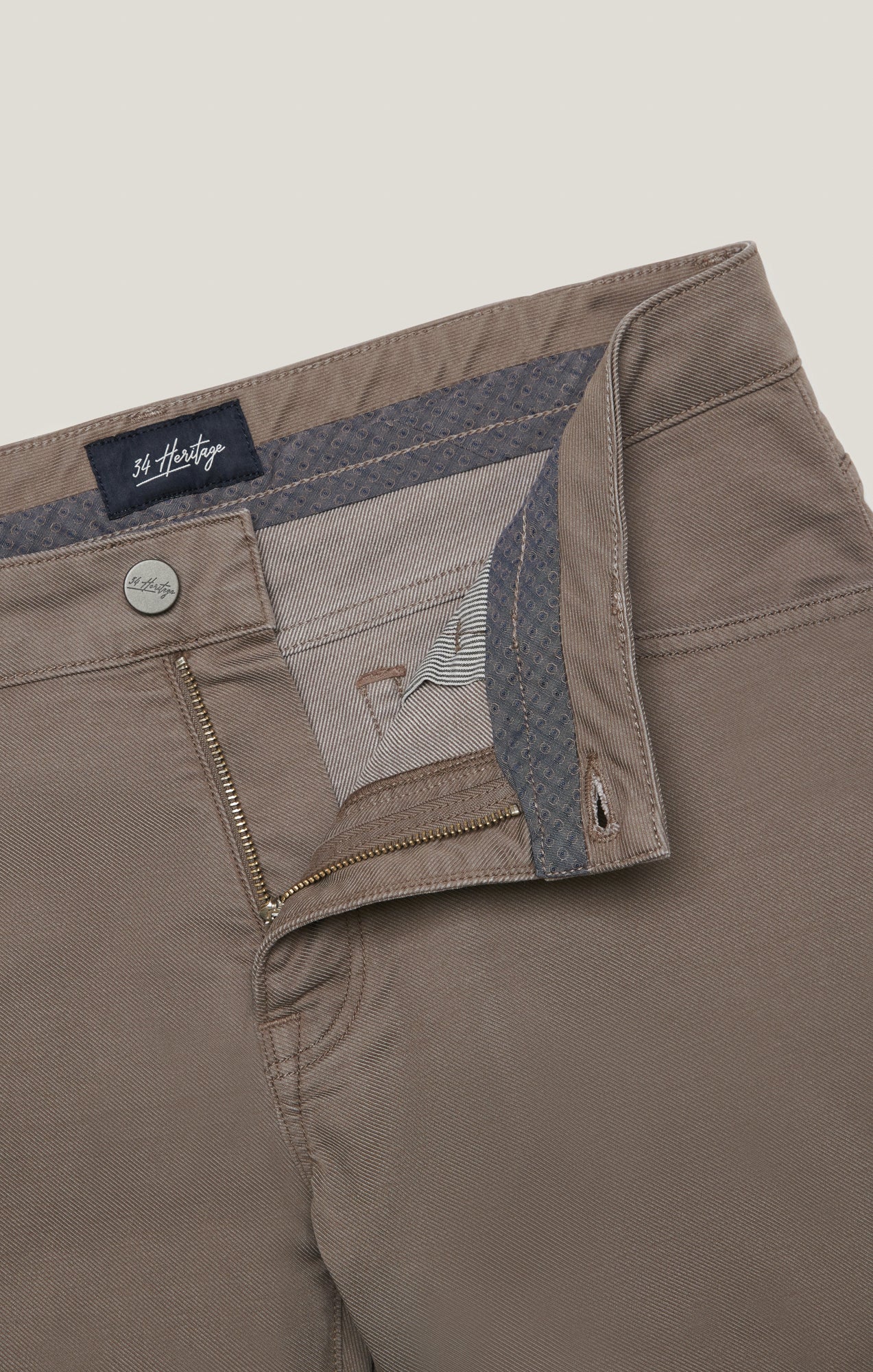 Charisma Relaxed Straight Pants in Taupe Coolmax