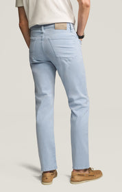 Charisma Relaxed Straight Pants in Sky Twill