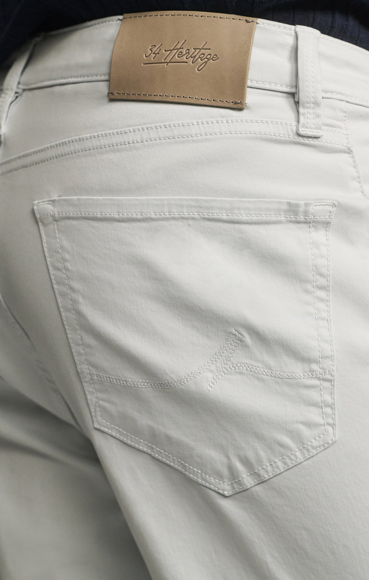 Charisma Relaxed Straight Pants in Stone Twill