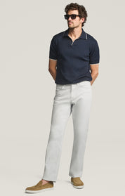 Charisma Relaxed Straight Pants in Stone Twill