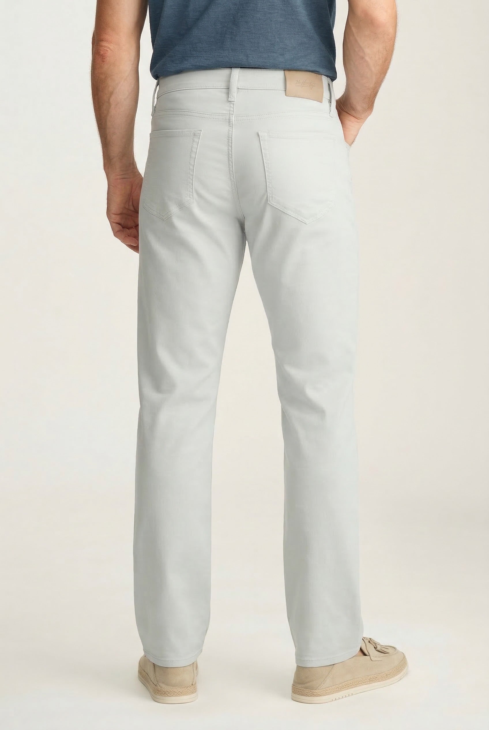 Charisma Relaxed Straight Pants In Mist Coolmax