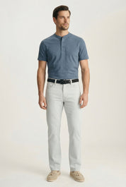 Charisma Relaxed Straight Pants In Mist Coolmax
