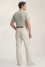 Charisma Relaxed Straight Pants In Bone Coolmax