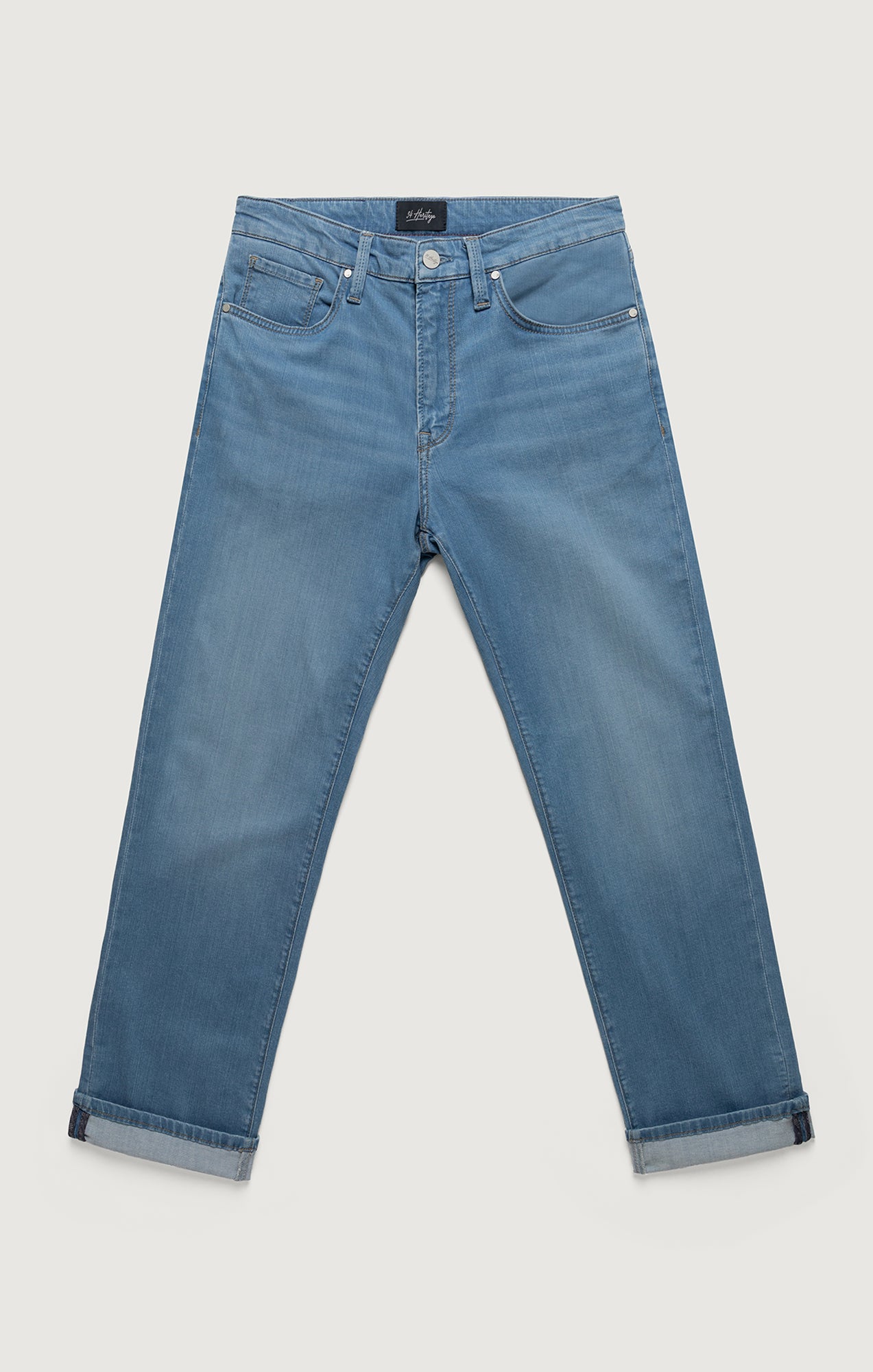 Charisma Relaxed Straight Jeans In Light Brushed Soft
