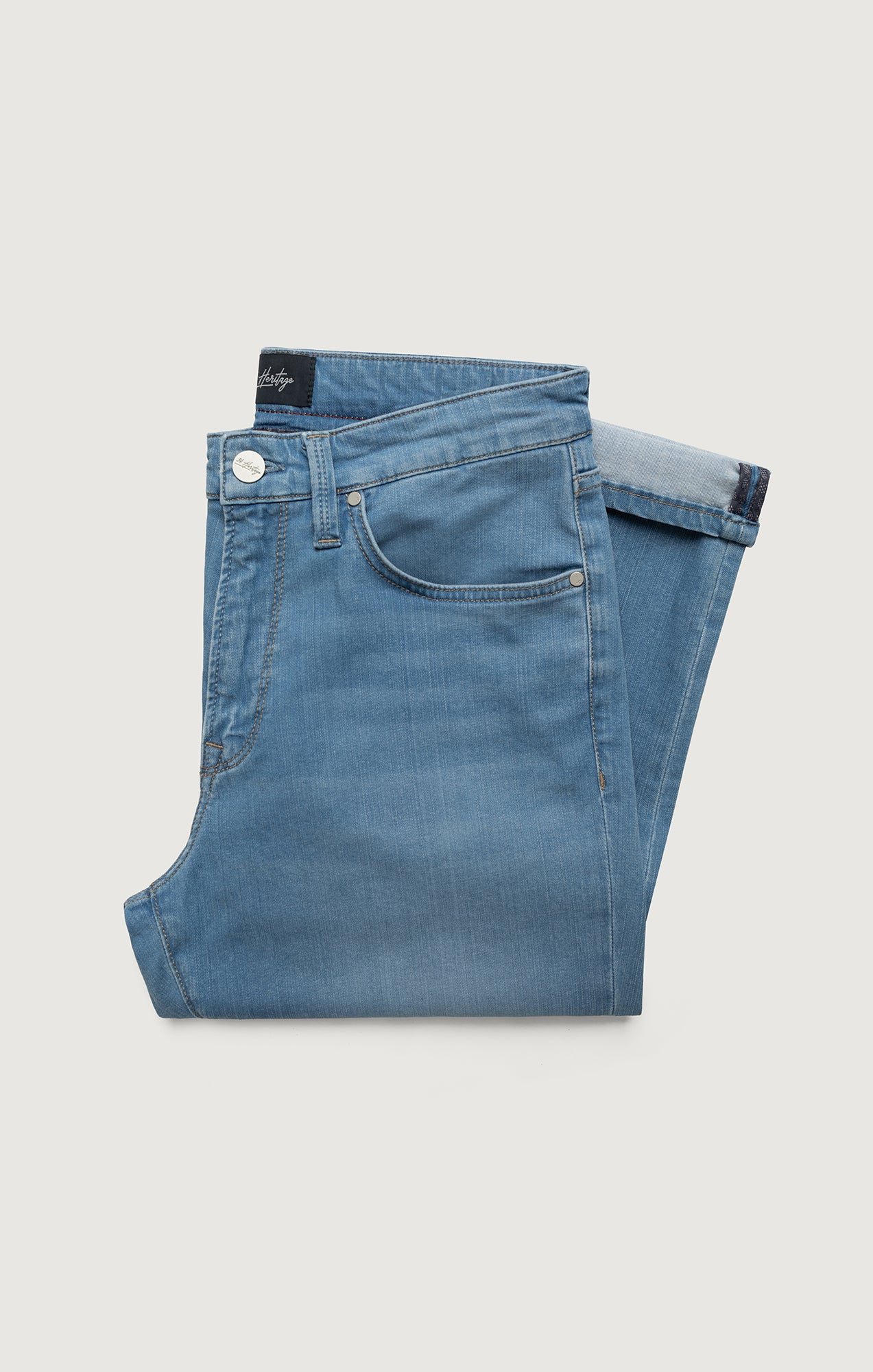 Charisma Relaxed Straight Jeans In Light Brushed Soft