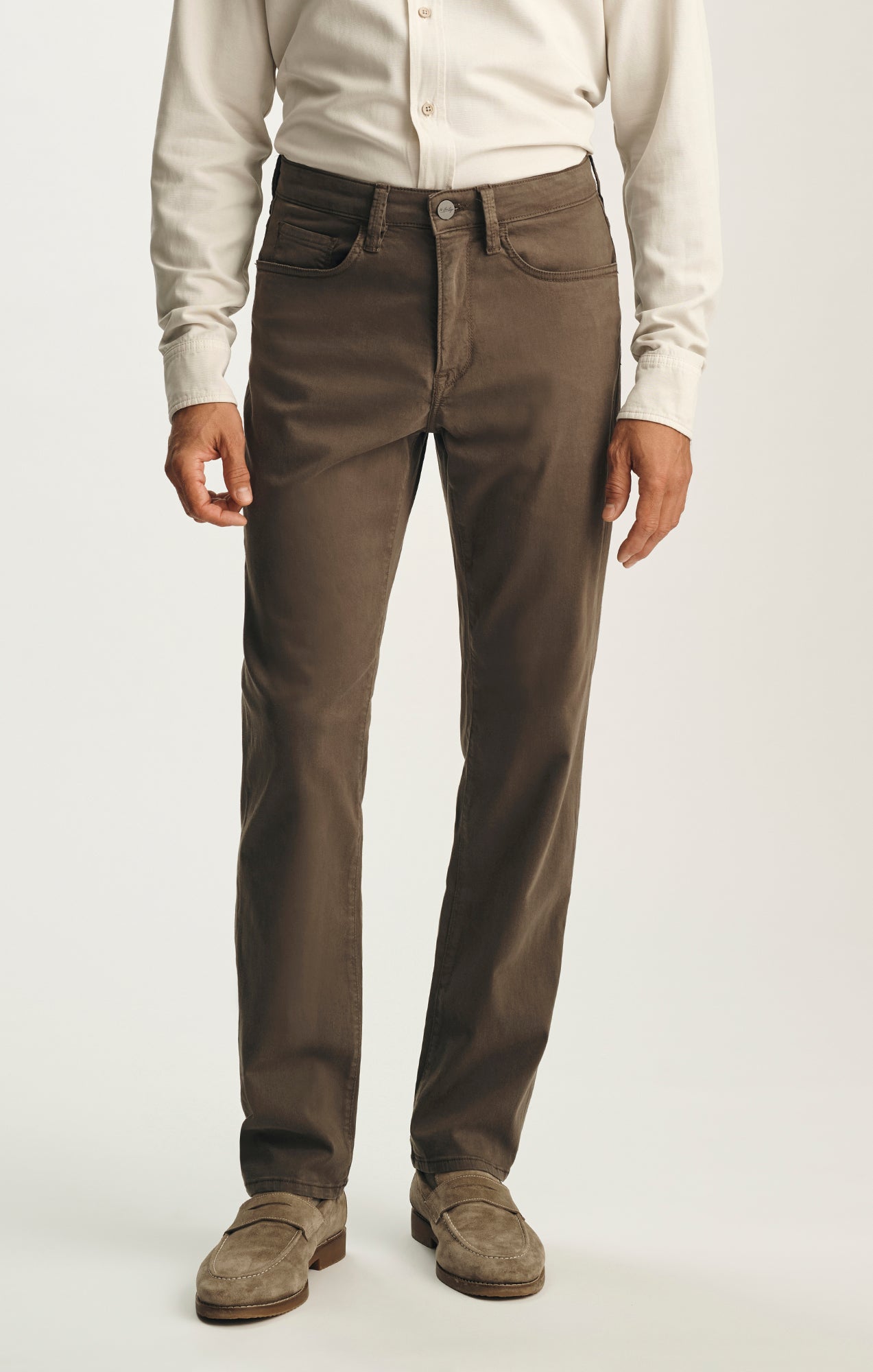 Charisma Relaxed Straight Pants in Hardwood Twill