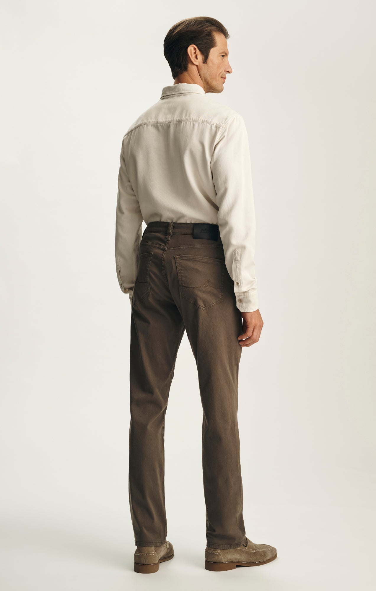 Charisma Relaxed Straight Pants in Hardwood Twill