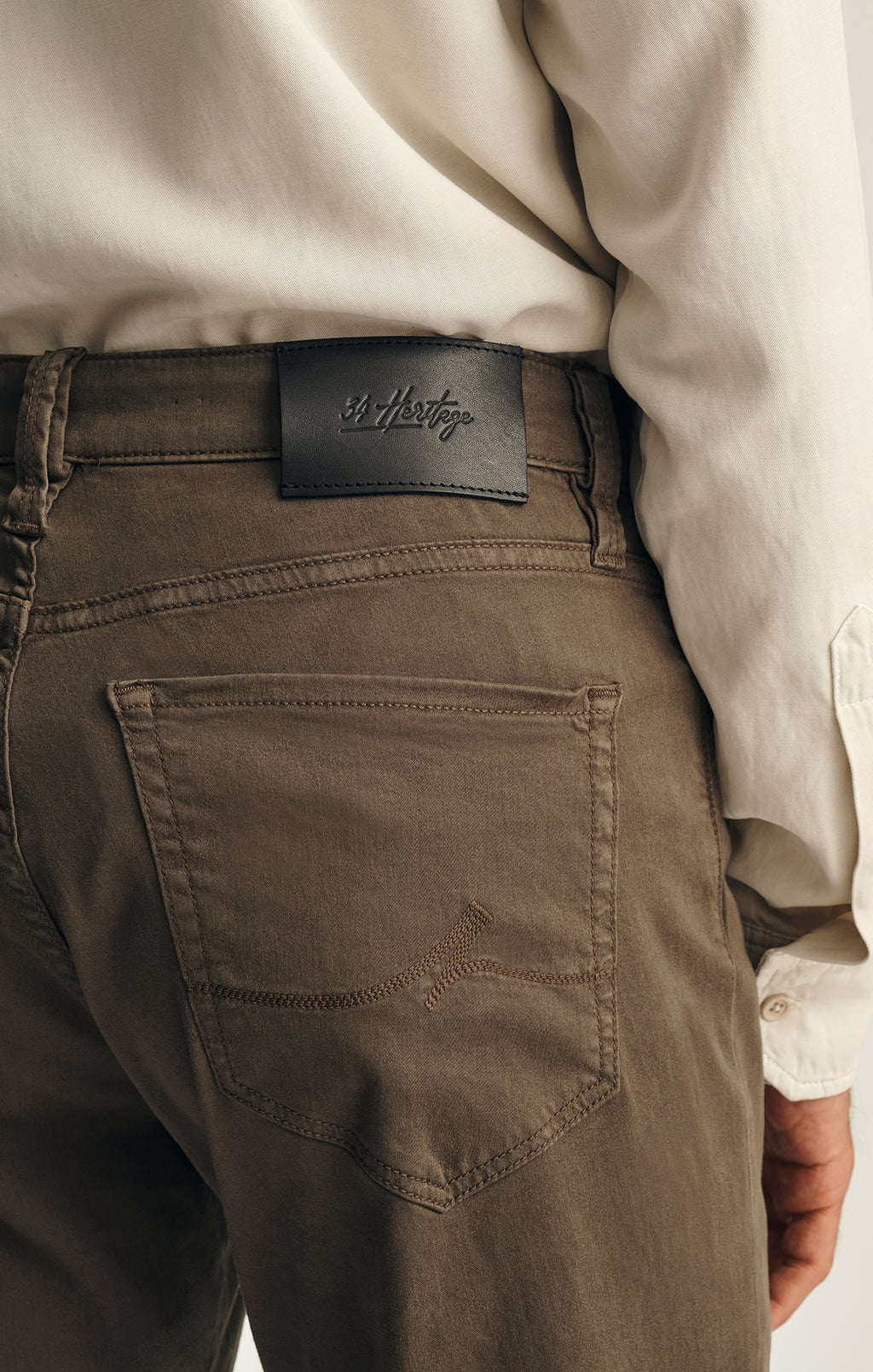 Charisma Relaxed Straight Pants in Hardwood Twill