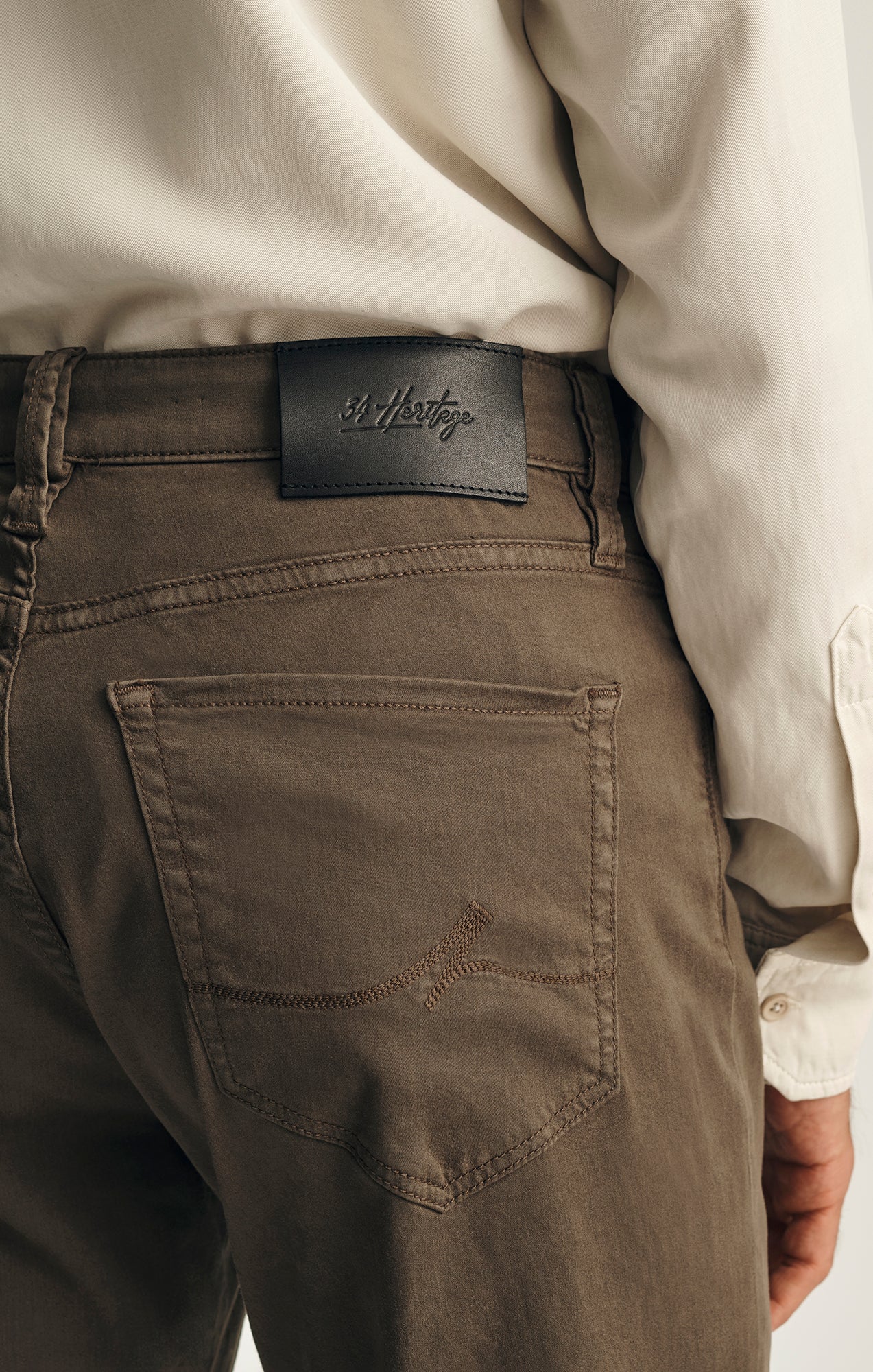 Charisma Relaxed Straight Pants in Hardwood Twill
