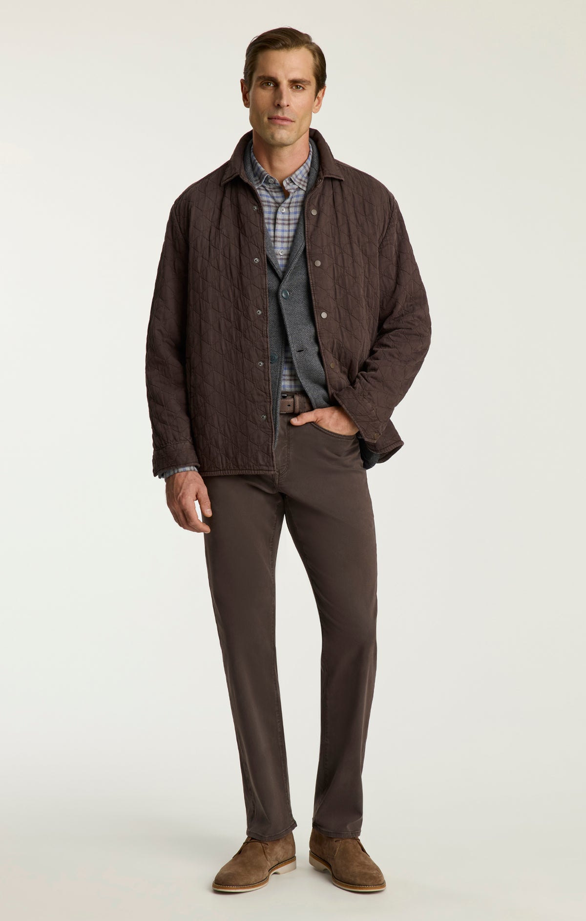 Charisma Relaxed Straight Pants in Bitter Twill